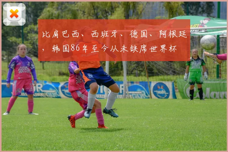 比肩巴西、西班牙、德国、阿根廷,韩国86年至今从未缺席世界杯